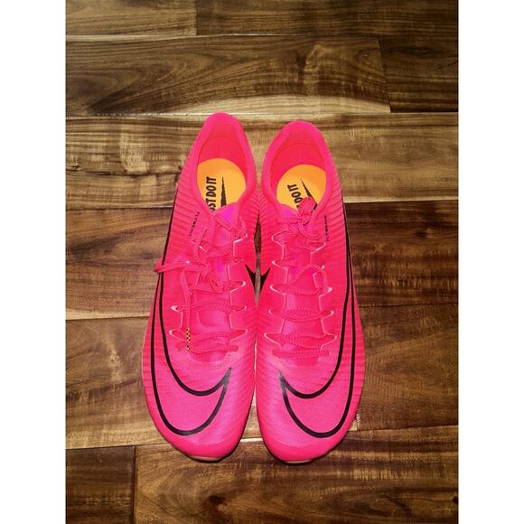 Nike Air Zoom Maxfly Men's Size 15 Track Sprinting Spikes Pink - Picture 2 of 7